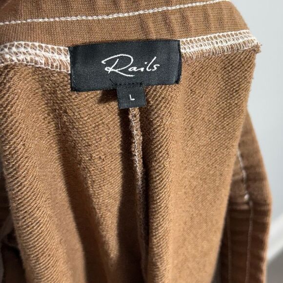 RAILS OAKLAND BOTTOMS TOFFEE L Jogger Pants Cosy Soft Loungewear Athleisure - Picture 8 of 15